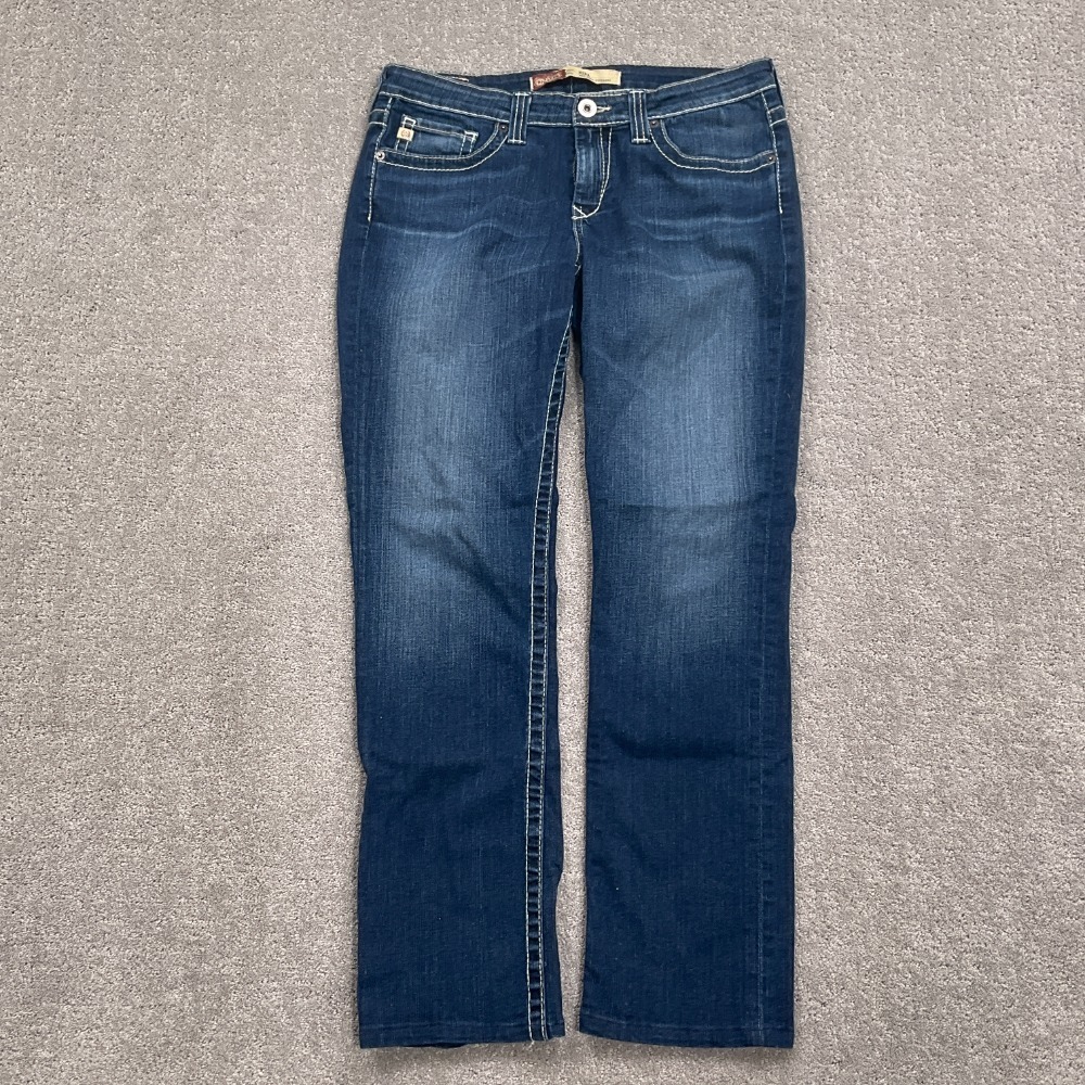 Big Star Nina Jeans Women 31L ACT 32W 30L Blue CA 57233 Mid‎ Rise Straight Leg